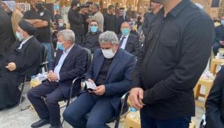 قائد فيلق القدس الإيراني قاآني في عزاء النجف