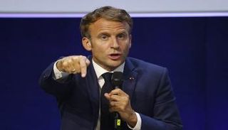 الرئيس الفرنسي إيمانويل ماكرون