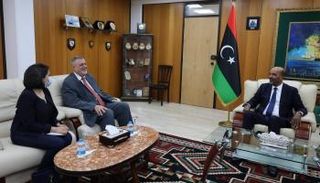 نائب المجلس الرئاسي والمبعوث الأممي