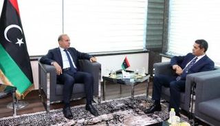 اللافي والسائح خلال اللقاء 