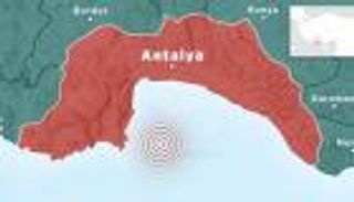 زلزال بقوة 4.5 درجة يضرب السواحل الجنوبية لتركيا