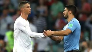 لويس سواريز وكريستيانو رونالدو