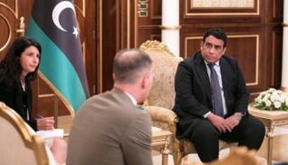 محمد المنفي يستقبل وزير الخارجية الألماني