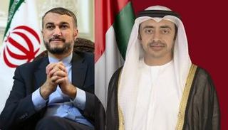 الشيخ عبد الله بن زايد آل نهيان ونظيره الإيراني