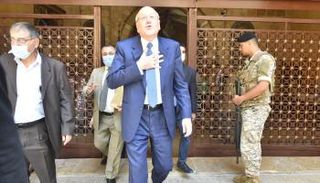 ميقاتي عقب تأديته صلاة الجمعة قبل اعلان الحكومة