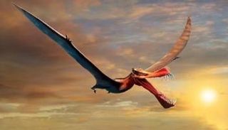 رسم تخيلي لديناصور التنين الطائر