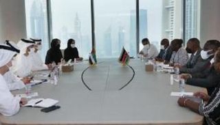 جانب من اللقاء الإماراتي الكيني