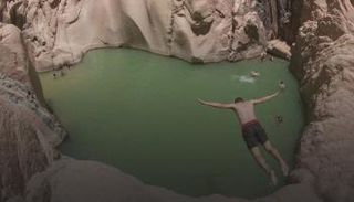 بحيرة وادي الوشواشي في سيناء مصر