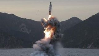 تجربة صاروخية سابقة لكوريا الشمالية