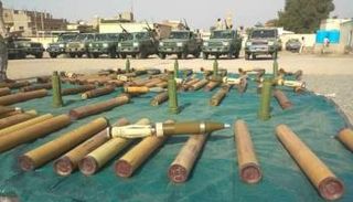 الأسلحة المضبوطة