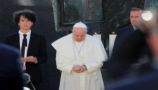  البابا فرنسيس بابا الكنيسة الكاثوليكية في سلوفاكيا 