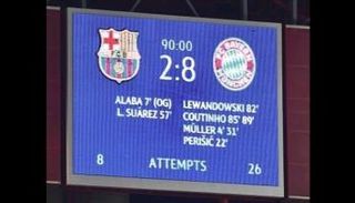 مباراة برشلونة وبايرن ميونخ 