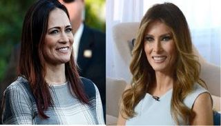 ستيفاني جريشام وميلانيا ترامب