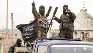 عناصر من تنظيم القاعدة الإرهبي في سوريا - أرشيفية