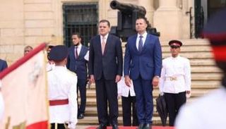 جانب من زيارة عبدالحميد الدبيبة إلى مالطا (الحكومة الليبية)