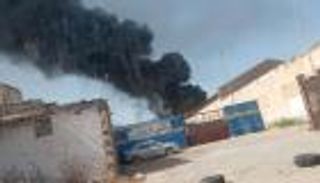 بالصور.. انفجار بمعسكر فاطمة جنوب العاصمة الليبية