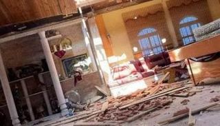 آثار احتفالات أنصار حزب الله النارية بوقود إيران