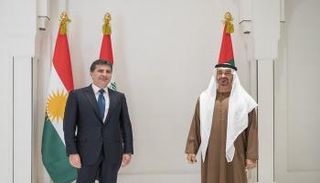 لقاء سابق بين الشيخ محمد بن زايد آل نهيان ونيجيرفان بارزاني