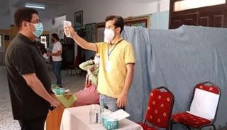 أحد مراكز الاقتراع في ليبيا - أرشيفية