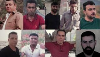 صورة مجمعة للأشخاص الـ9 المرحلين من تركيا