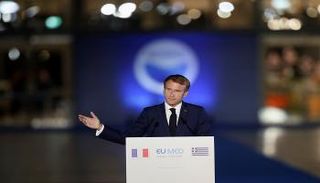 الرئيس الفرنسي إيمانويل ماكرون