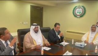 جانب من اجتماع رئاسة البرلمان العربي اليوم الأحد