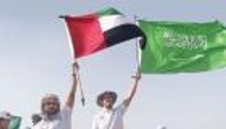 "معا أبدا".. الإمارات تشارك السعودية احتفالاتها باليوم الوطني الـ91 