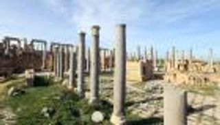 صور: آثار لبدة الليبية.. "روما أفريقيا" المنسية