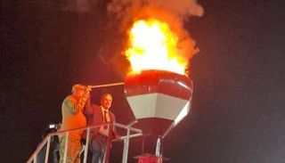 جانب من احتفالات إشعال شعلة اليوم الوطني في اليمن- العين الإخبارية  