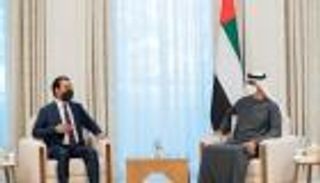 محمد بن زايد ورئيس النواب العراقي يبحثان تعزيز علاقات البلدين