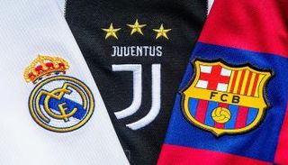 ريال مدريد وبرشلونة ويوفنتوس