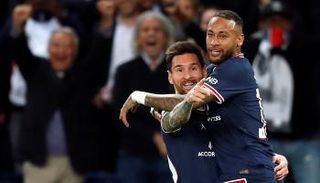 ميسي نجم باريس سان جيرمان ضد مانشستر سيتي