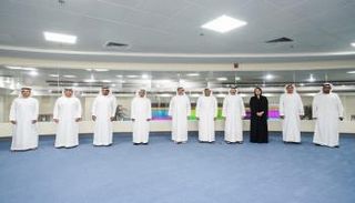 جانب من جولة مركز إدارة الأزمات والطوارئ التابع لهيئة كهرباء ومياه دبي