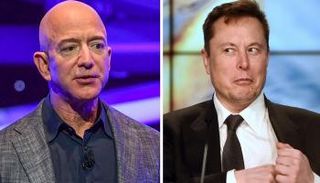 إيلون ماسك وجيف بيزوس