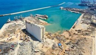 جانب من انفجار مرفأ بيروت في 4 أغسطس 2020