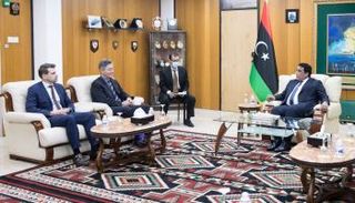 رئيس المجلس الرئاسي الليبي والسفير الألماني 