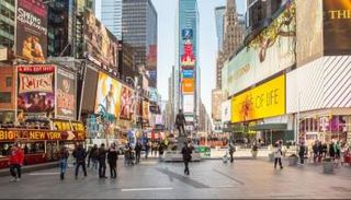 تايمز سكوير في نيويورك