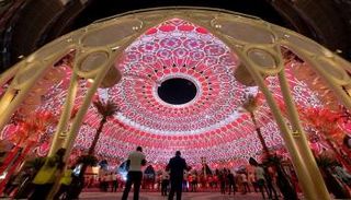 مشهد موقع إكسبو دبي 2020