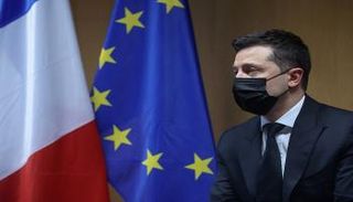  رئيس أوكرانيا فولوديمير زيلينسكي