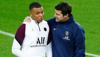 بوكيتينو وكيليان مبابي في باريس سان جيرمان