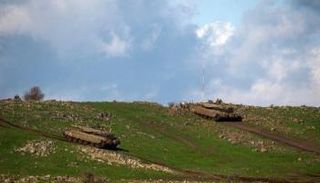 دبابتان إسرائيليتان في هضبة الجولان - أرشيفية
