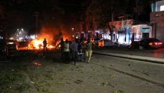 تفجير سابق تبنته حركة الشباب الإرهابية في الصومال