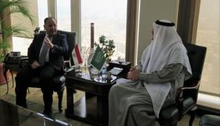 السفير السعودي بالقاهرة ووزير المالية المصري