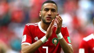 حكيم زياش نجم منتخب المغرب