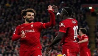 محمد صلاح وساديو ماني نجما ليفربول