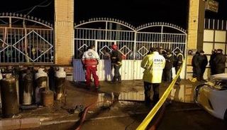 الحريق أدى إلى تسرب وانفجار لأسطوانات الغاز 