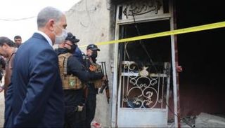 وزير الداخلية عند موقعة مجزرة جبلة جنوب العراق