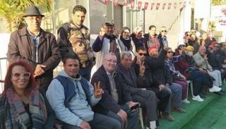 جانب من اعتصام 