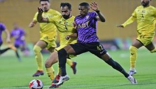 من مباراة الوصل ضد العين