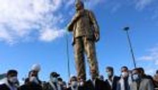 ثاني مرة في ٣ أشهر.. حرق تمثال لسليماني بإيران